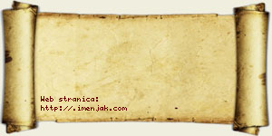 Una Galjković vizit kartica